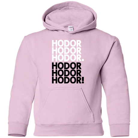 Sweatshirts Light Pink / YS Get over it Hodor Youth Hoodie
