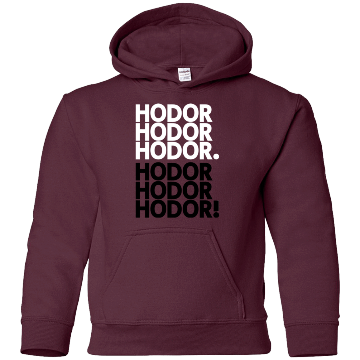 Sweatshirts Maroon / YS Get over it Hodor Youth Hoodie