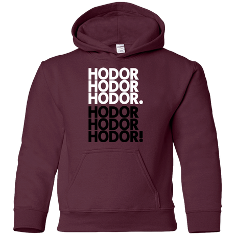 Sweatshirts Maroon / YS Get over it Hodor Youth Hoodie