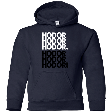 Sweatshirts Navy / YS Get over it Hodor Youth Hoodie