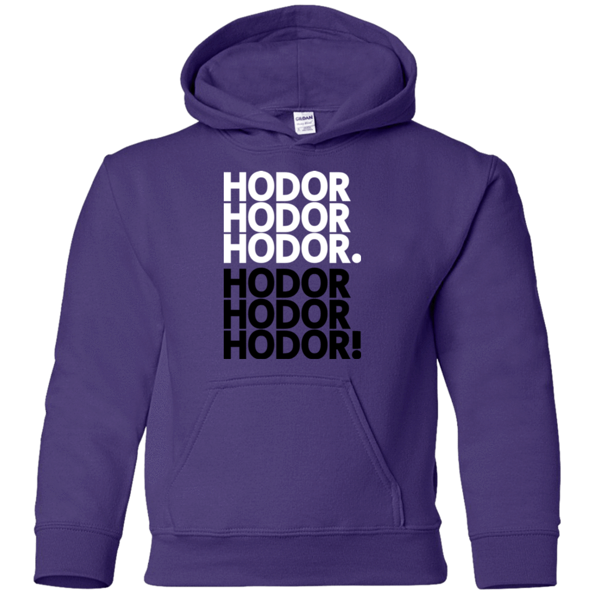 Sweatshirts Purple / YS Get over it Hodor Youth Hoodie