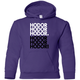Sweatshirts Purple / YS Get over it Hodor Youth Hoodie