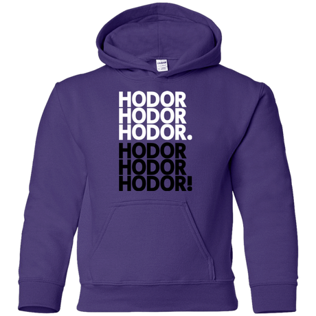 Sweatshirts Purple / YS Get over it Hodor Youth Hoodie