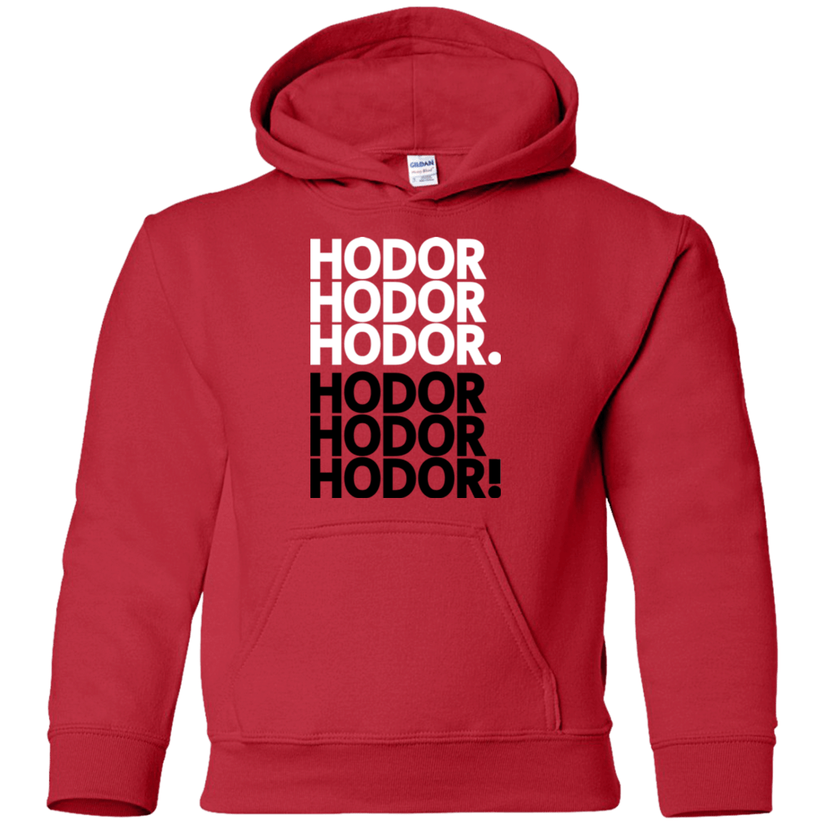 Sweatshirts Red / YS Get over it Hodor Youth Hoodie