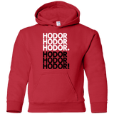 Sweatshirts Red / YS Get over it Hodor Youth Hoodie