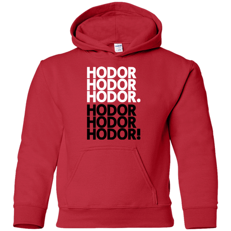 Sweatshirts Red / YS Get over it Hodor Youth Hoodie