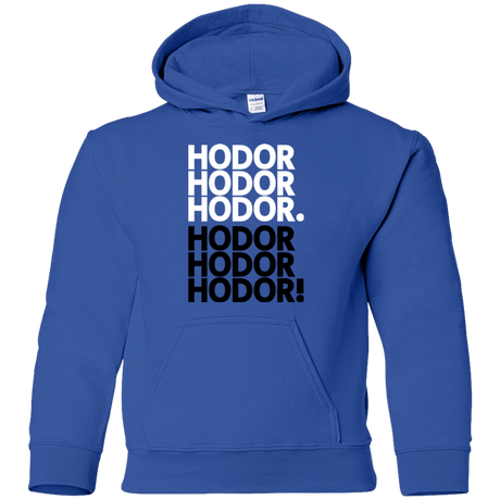 Sweatshirts Royal / YS Get over it Hodor Youth Hoodie