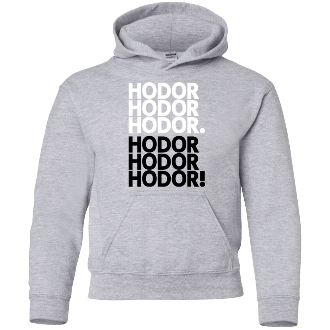 Sweatshirts Sport Grey / YS Get over it Hodor Youth Hoodie