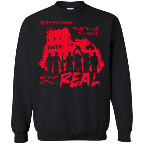 Sweatshirts Black / Small Get Real Crewneck Sweatshirt