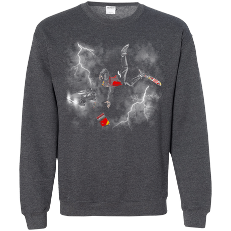 Sweatshirts Dark Heather / Small Get the almnanac wipe away the debt Crewneck Sweatshirt