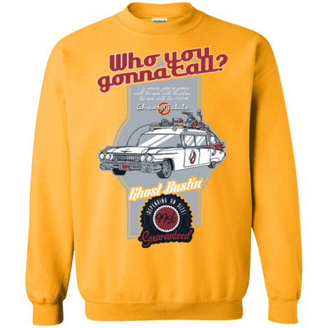 Sweatshirts Gold / Small Ghost Mobile Crewneck Sweatshirt