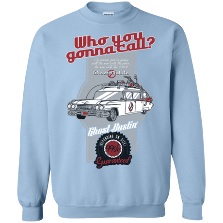 Sweatshirts Light Blue / Small Ghost Mobile Crewneck Sweatshirt