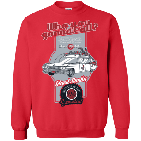 Sweatshirts Red / Small Ghost Mobile Crewneck Sweatshirt