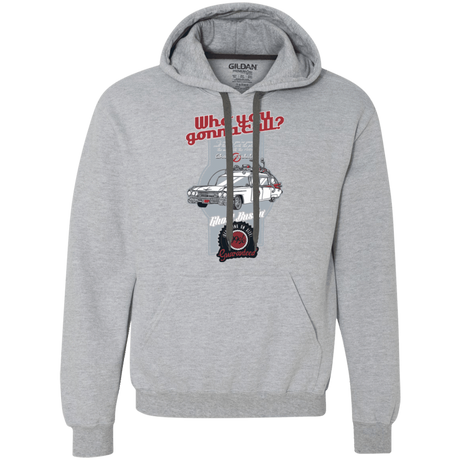 Sweatshirts Sport Grey / Small Ghost Mobile Premium Fleece Hoodie