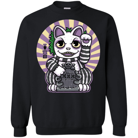 Sweatshirts Black / S Ghost Neko Crewneck Sweatshirt