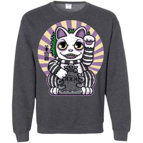 Sweatshirts Dark Heather / S Ghost Neko Crewneck Sweatshirt