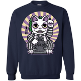 Sweatshirts Navy / S Ghost Neko Crewneck Sweatshirt