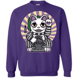 Sweatshirts Purple / S Ghost Neko Crewneck Sweatshirt