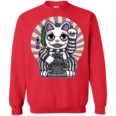 Sweatshirts Red / S Ghost Neko Crewneck Sweatshirt