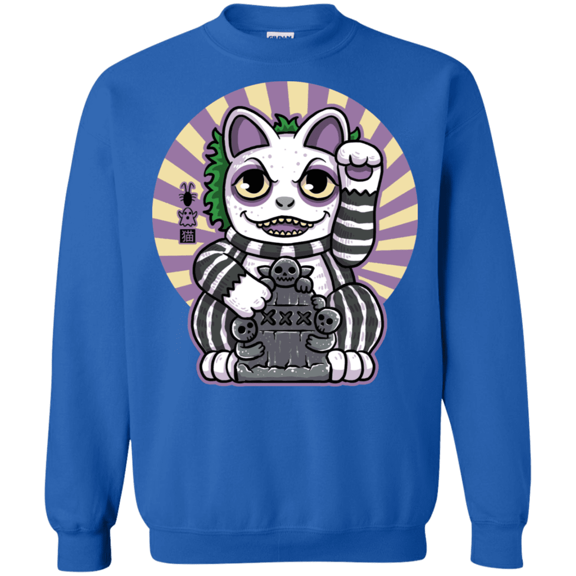 Sweatshirts Royal / S Ghost Neko Crewneck Sweatshirt