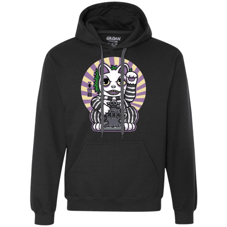 Sweatshirts Black / S Ghost Neko Premium Fleece Hoodie