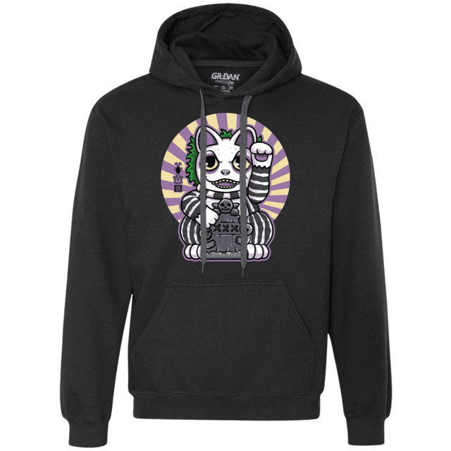 Sweatshirts Black / S Ghost Neko Premium Fleece Hoodie