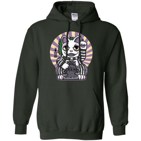 Sweatshirts Forest Green / S Ghost Neko Pullover Hoodie