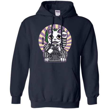 Sweatshirts Navy / S Ghost Neko Pullover Hoodie