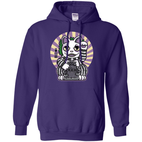 Sweatshirts Purple / S Ghost Neko Pullover Hoodie