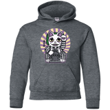 Sweatshirts Dark Heather / YS Ghost Neko Youth Hoodie