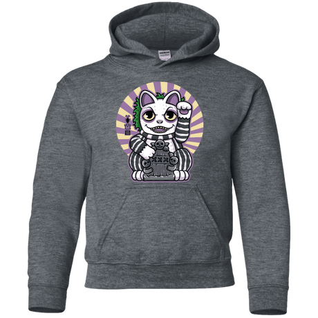 Sweatshirts Dark Heather / YS Ghost Neko Youth Hoodie