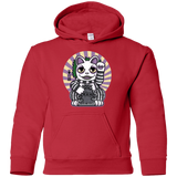 Sweatshirts Red / YS Ghost Neko Youth Hoodie