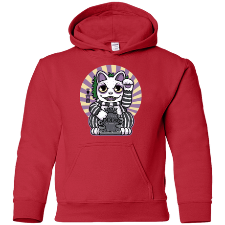 Sweatshirts Red / YS Ghost Neko Youth Hoodie