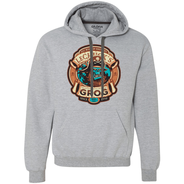Sweatshirts Sport Grey / Small Ghost Pirate Grog Nmns Premium Fleece Hoodie