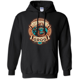 Sweatshirts Black / Small Ghost Pirate Grog Nmns Pullover Hoodie