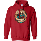 Sweatshirts Red / Small Ghost Pirate Grog Nmns Pullover Hoodie