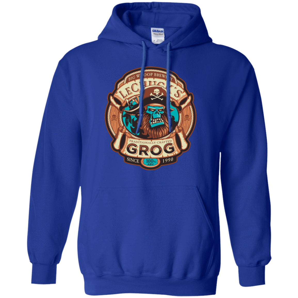 Sweatshirts Royal / Small Ghost Pirate Grog Nmns Pullover Hoodie