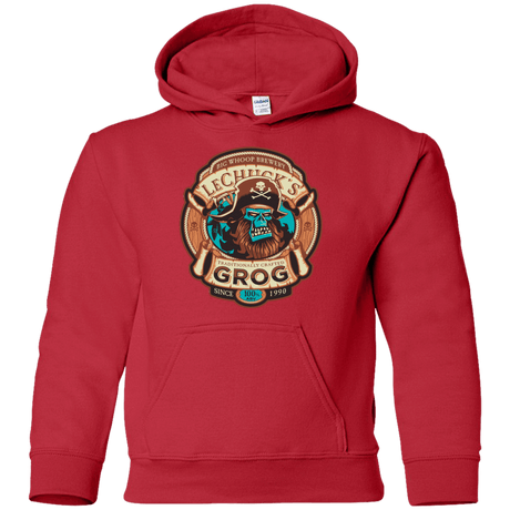 Sweatshirts Red / YS Ghost Pirate Grog Nmns Youth Hoodie