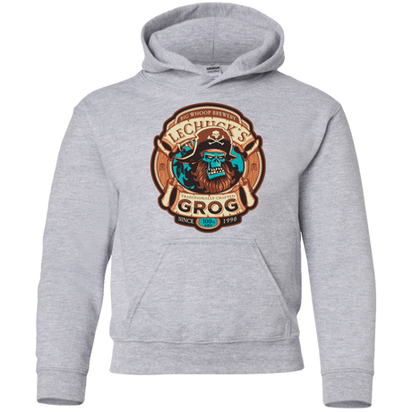 Sweatshirts Sport Grey / YS Ghost Pirate Grog Nmns Youth Hoodie