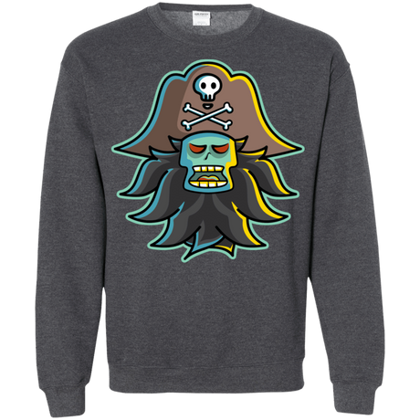 Sweatshirts Dark Heather / S Ghost Pirate LeChuck Crewneck Sweatshirt