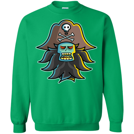 Sweatshirts Irish Green / S Ghost Pirate LeChuck Crewneck Sweatshirt