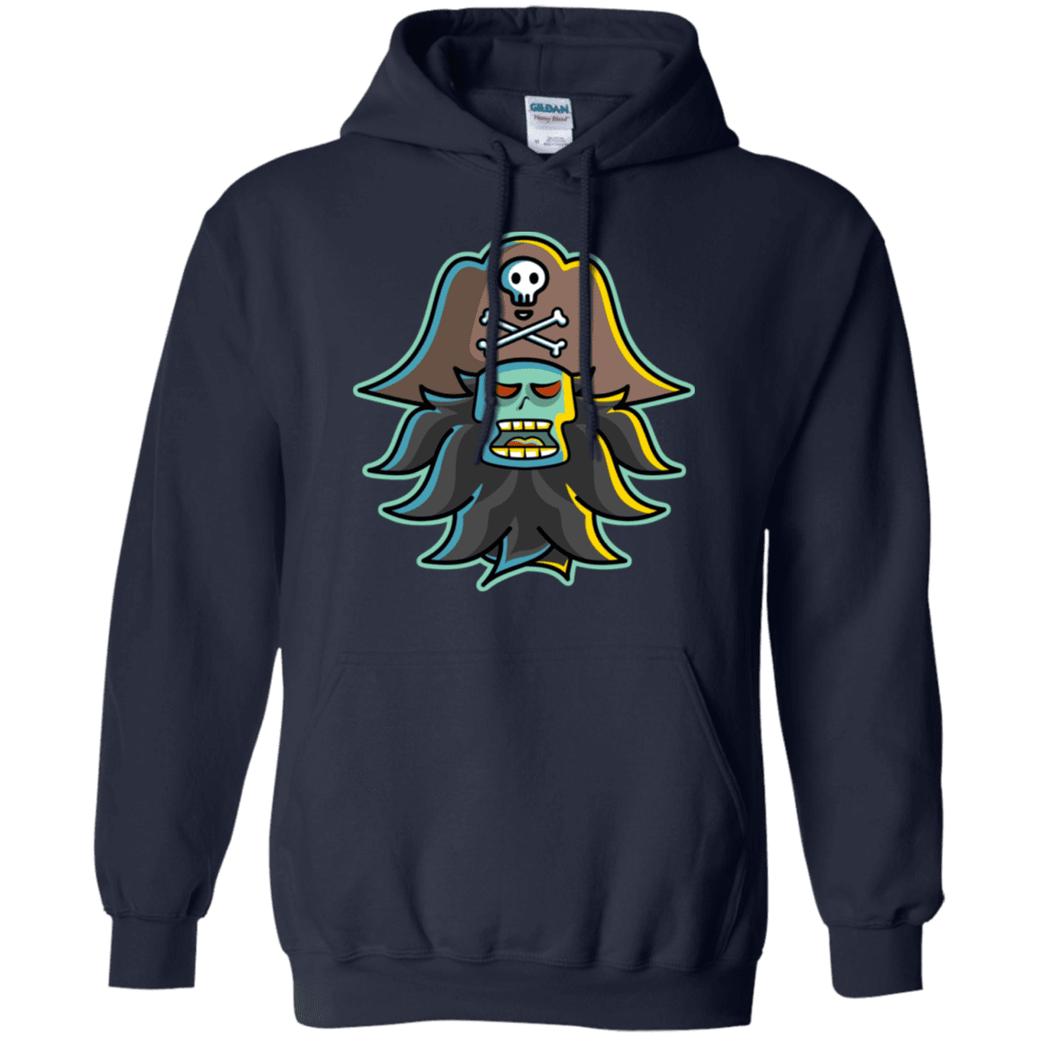 Sweatshirts Navy / S Ghost Pirate LeChuck Pullover Hoodie