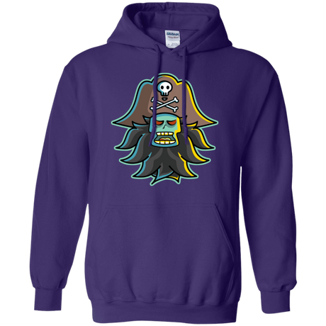 Sweatshirts Purple / S Ghost Pirate LeChuck Pullover Hoodie