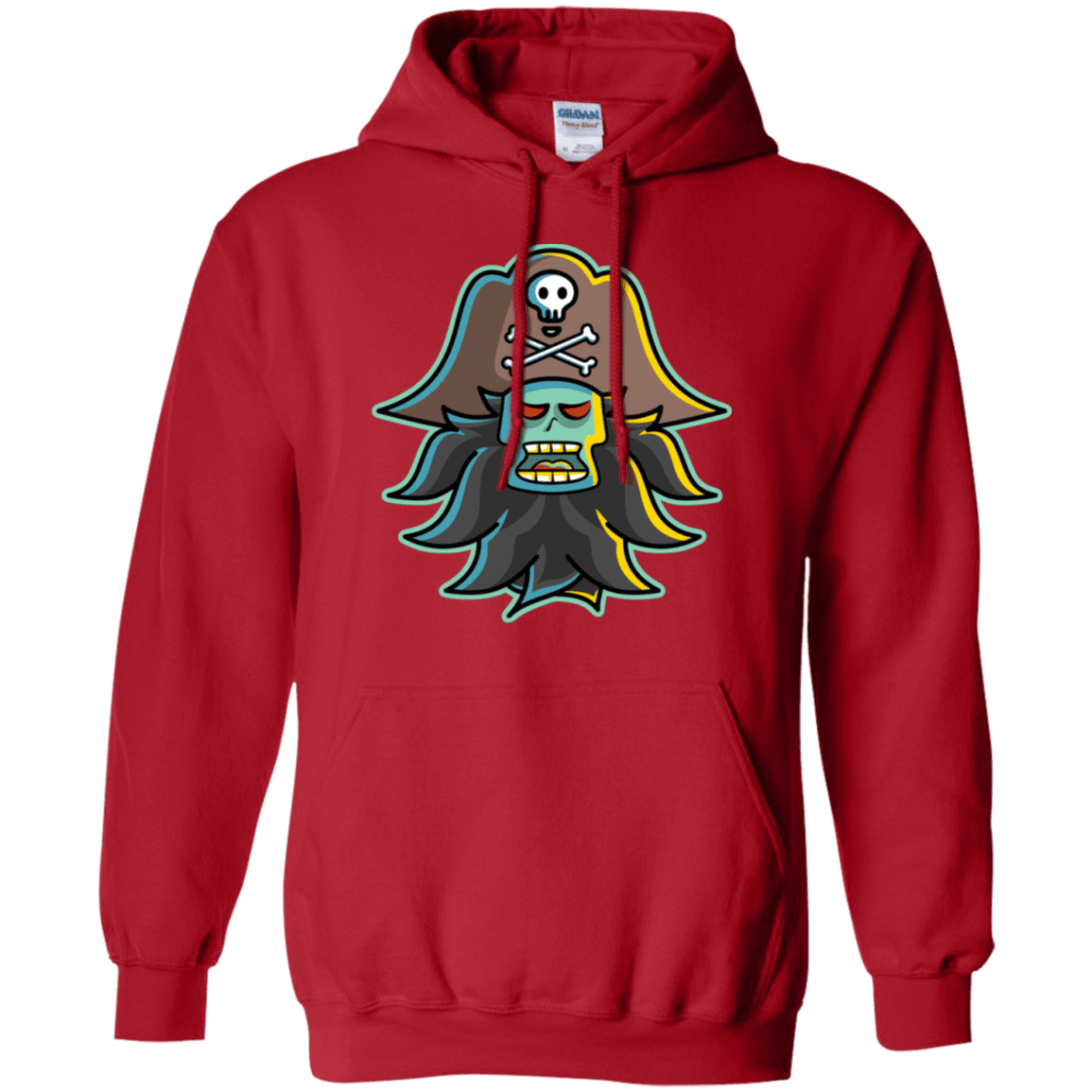 Sweatshirts Red / S Ghost Pirate LeChuck Pullover Hoodie