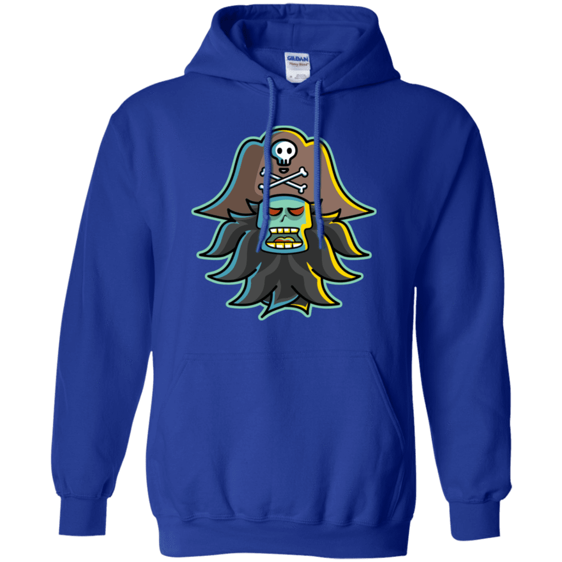 Sweatshirts Royal / S Ghost Pirate LeChuck Pullover Hoodie