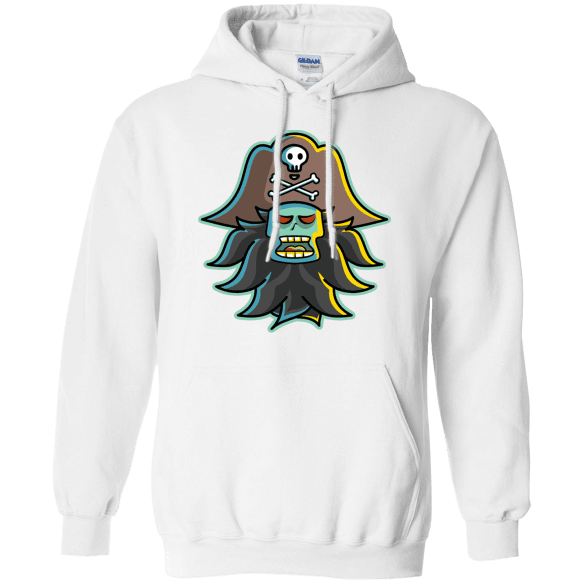 Sweatshirts White / S Ghost Pirate LeChuck Pullover Hoodie