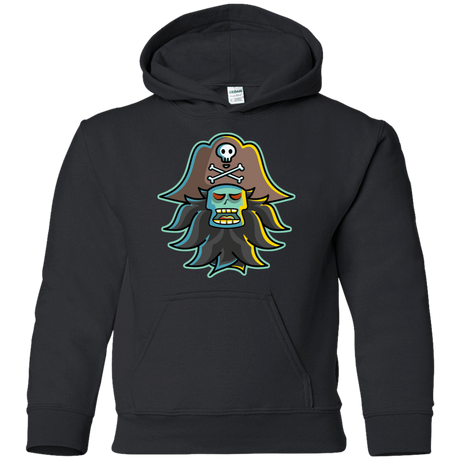 Sweatshirts Black / YS Ghost Pirate LeChuck Youth Hoodie