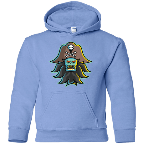 Sweatshirts Carolina Blue / YS Ghost Pirate LeChuck Youth Hoodie