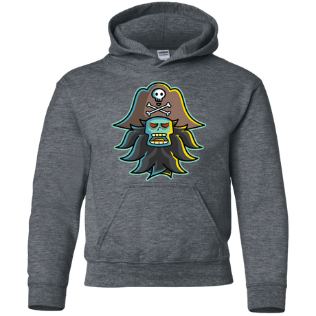 Sweatshirts Dark Heather / YS Ghost Pirate LeChuck Youth Hoodie