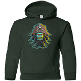 Sweatshirts Forest Green / YS Ghost Pirate LeChuck Youth Hoodie